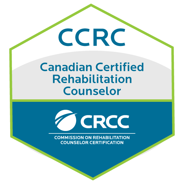 Canadian Certified Rehabilitation Counselor (CCRC) Badge