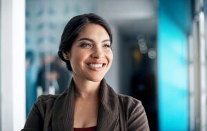 Cropped shot of a designer standing in a office